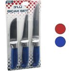 Go İthalat 3pcs Bilezikli Kurban Bıçak Seti BP-320Y--BP-036K--BP-0403 No:2 Kemik Sıyırma - No:0 Yüzme - No:3 Et Kurban Bıçak (3791)