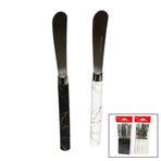 Go İthalat 5 Parça Uzun Kahvalti Biçak - Mermer Desen Sapli 16.5 Cm