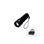 Go İthalat 52244831640 Led Gold Orion Highlighting Aluminum Flashlight Pilli Zoomlu El Feneri Metal Kasa (4744)
