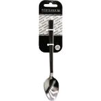 Go İthalat 6 Parça Eko Çubuk Sade Metal Tatlı Kaşık 2mm (5582) - Gümüş