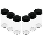 Go İthalat 6 PCS CAM - 225ML BAHARATLIK - TUZLUK PLASTİK KAPAK (5365)