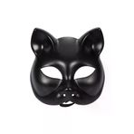 Go İthalat 69649 Siyah Renk Lüks Kedi Maskesi 12X13 Cm (4533)