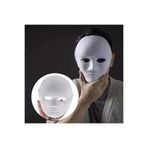 Go İthalat 69650 Beyaz Renk Boyanabilir Anonim Tam Yüz Cosplay Maske 24X18 Cm