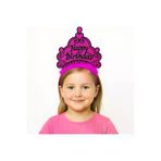 Go İthalat 78489Gosa5131 Fuşya Happy Birthday Prenses Tacı - Doğum Günü Taç Aksesuarı (784)