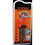 Go İthalat 9 PARÇA KROM UZUN - DÜZ ALYAN 180MM (5365)