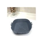 Go İthalat Airfryer Silikon Pişirme Kabı Kare Fırın Tepsisi Air Fryer Mutfak Gereci Yıkanabilir Yağ 108457