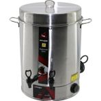 Go İthalat ARMAĞAN 250 BARDAK ÇAY OTOMATI ELEKTRİKLİ SEMAVER ÇAY MAKİNESİ ÇİFT MUSLUK 2500W (5365)