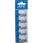 Go İthalat ATC SUPER ALKALİNE BATTERY A27 - 27A LR27 ARAÇ - OTO KUMANDA PİLİ 12V 5Lİ KART (5365)