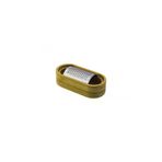 Go İthalat AZ-5224Gok222974 Ahşap Bambu Hazneli Yatay - Oval Metal Bombeli Meyve Rendesi 7 X 15.5Cm (5324)