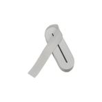 Go İthalat Beyaz - 4cm Paça Lastik Yassı Geniş 10MT (5517) - Renkli