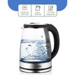 Go İthalat Cam - Ledli Kettle 1.8lt Gizli Rezistans - Kablosuz 360 Derece Gövde 1500W SK-8033 (5440)