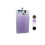 Go İthalat DİKDÖRTGEN - LÜX PVC PETEK DESEN - ŞEFFAF-BUZLU 98PCS VANTUZ KAYDIRMAZ BANYO - KÜVET PASPAS 37X68CM