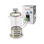 Go İthalat French Press Kahve Demliği Cam Bitki Çayı Demleme Bardağı 800ml Metal Süzgeçli Filtreli 117208