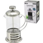 Go İthalat FRENCH PRESS METAL KAFES - METAL KAPAK 600ML CAM BİTKİ SÜZGEÇİ (5365)
