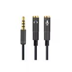 Go İthalat goithalat.1ulora522451089201.2 1 Erkek 2 Dişi 3.5 Mm Kulaklık Ve Mikrofon Ayırıcı Çoklayıcı Aux Kablo (5224)