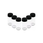 Go İthalat goithalat.1ulora522486933950812911.2 6 Pcs Cam - 225Ml Baharatlik - Tuzluk Plastik Kapak (5224)
