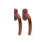 Go İthalat goithalat.1ulora522490435214132881.2 Tool 2 Parça Kahverengi Pvc Pencere Kolu (5224)