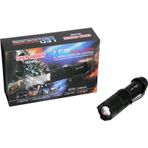 Go İthalat GOLD ORION KM-106 ZOOMLU EL FENERİ FİŞLİ PİL ŞARJ CİHAZLI SİYAH METAL KASA 12.5CM 3000 LUMEN (5365)