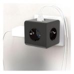 Go İthalat Isıya Dayanıklı Termal Akım Korumalı ve Çocuk Korumalı 3 Priz Girişli 3 USB Girişli Küp Priz (784)