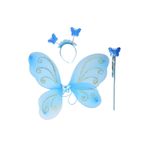 Go İthalat Kelebek Kanadı Tacı Asası Mavi Renk () GLBL-STL57839