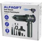 Go İthalat Oto Araç Type-C Sarjlı El Tipi Basınçlı Hava Üfleme - Süpürge 7 Başlık 100W DP-568 (5468) - üflemeli - Çok Renkli