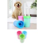 Go İthalat Pati Ayak Yıkama Kovası Silikon Jel Fırçalı Kedi Köpek (Küçük) (5250)