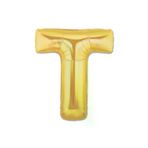 Go İthalat TYC28CA0F41639FFFA1119000 T Harf Folyo Balon Altın Renk 40 Inç (4457)