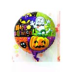 Go İthalat TYCDF200854C284B84D220900 Halloween Örümcekli Kabaklı Folyo Balon 18 Inç (4457)