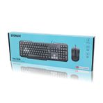 Go İthalat Usb Kablolu Klavye - Mouse Set Q Klavye 1200Dpi Mouse Km-1435 (4745)