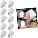 Go İthalat USB Mini Top LED 10’lu Aydınlatma Seti – Beyaz Renkli Gece Lambası, Enerji Tasarruflu Mikro Le - Amber