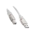 Go İthalat Usb Yazıcı Kablosu 5 Mt 2.0 Şeffaf Sl-U2005 * Ac-Up05 (0)
