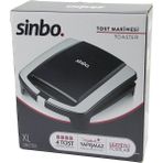 Go İthalat Xl Elektrikli Tost Makinesi 4 Tost Yapışmaz Yüzey 1500W SSM-2550 (784)
