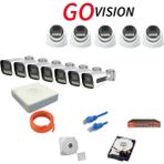 Go Vision 12'li 5mp 4K Ultra Hd Ip Güvenlik Kamera Seti (Gece Görüşlü, Dış Mekan Uyumlu) - Yok