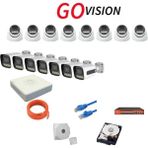 Go Vision 15'li 5mp 4K Ultra Hd Ip Güvenlik Kamera Seti (Gece Görüşlü, Dış Mekan Uyumlu) - Yok
