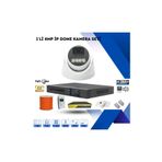 Go Vision 1'li Güvenlik Ip Dome Kamera Seti - 4mp Dış Mekan Kamera, 3.6mm Lens