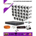 Go Vision 28'li Güvenlik 4mp Ip Kamera Seti - Beyaz