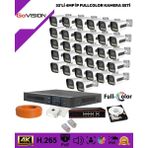 Go Vision 32'li Güvenlik 4mp Ip Kamera Seti - Beyaz