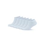 Go With 6'lı Premium Penye Pamuklu Beyaz Desensiz Spor Erkek Kadın Patik Sneaker Çorap 3009