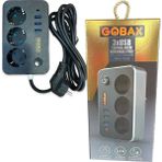 Gobax 3 x USB 2 Metre Elektronik Termal Akım Korumalı Uzatma Kablosu MG-103