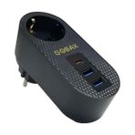 Gobax Mg-102 2xusb 1xtype-c Tekli Akım Korumalı Priz 10a 2500w