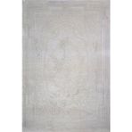 Göbekli Beyaz Pamuk Dikdörtgen Pamuk Makinada Yıkanabilir Kaymaz Taban Dijital Makine Baskı Salon Halı-I-Crea_Galaxy-13453-80x350