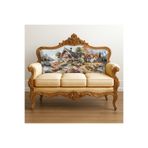 GoblenAL M37B Dokuma Kumaş - Manzara, Dağ evi, Dere - Tablo, Döşeme, Ev Tekstili ve Konsept Dekorlar 80x170cm