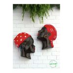Gobo Dekoratif Aşuk İle Maşuk Duvar Ve Balkon Süsü Nostaljik Arap Bacı 10X9 Cm