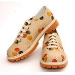 Goby TMK6503 Colored Dots Oxford Renkli Ayakkabı