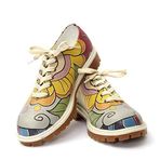 Goby TMK6513 Flowers Oxford Renkli Kadın Ayakkabı