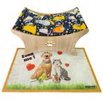 gobypet always the best Kedi Yatağı, Kedi Hamağı, Kedi Hamağı ile kedi halısı, Kedi Şezlongu, Kedi Berjeri, Kedi Sallanan Sandalye, Kedi Yatağı ve Hamak, Kedi Oyun Alanı, Köpek Yatağı, Köpek Salıncağı (Lacivert Kedi)