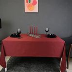 Goccia Point Masa Örtüsü Bordo