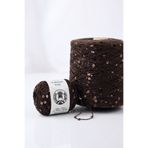 göçer 100Gr Çanta İpi / Örgü İpi %100 pamuk viskon renk karamel 3mm+6mm karamel İri pullu yumaklar 50gr X 2 =100gr