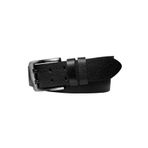 GoDeri %100 Hakiki Deri, Çift Dilli Siyah 4.5 Cm Tek Parça Kot, Spor Kemer DK-110