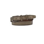 GoDeri %100 Hakiki Taş Rengi Süet Deri Kemer 3.5 Cm; Klasik, Kumaş Kanvas Pantolon Kemeri